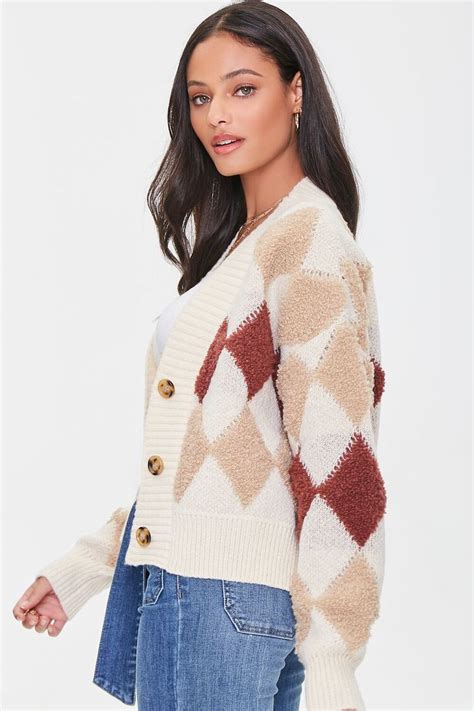 free people checkered cardigan